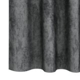  Zavjese od Samta 2 kom s džepom za šipku siva 245x140 cm | shoptok.hr