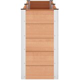  Povišena vrtna gredica Smeđa 250 x 50 x 91 cm | shoptok.hr