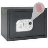 vidaXL elektronski Digitalni Sef s Otiskom Prsta 25x35x25 cm Čelik | shoptok.hr