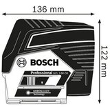 Bosch Točkasti i linijski laser Samonivelirajući Professional GCL2-50 CG+RM2 Raspon (maks.): 20 m Kalibriran po: Tvornički stand | Eponuda.ba