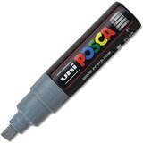 POSCA Uni flomaster; konica 8 mm prirezana; siv, (22005591) Cene