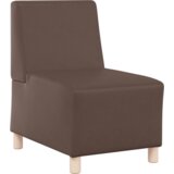 SOFA Stolice 2 pcs Smeđa 55 x 74 x 82 cm Lažna koža | shoptok.hr