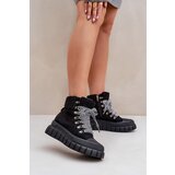 EVENTO PE1 Women's Insulated Ankle Boots Platform Black Alcyhen | Eponuda.ba