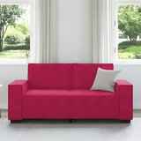  Dvosjed Kauč Vinsko Crvena 180x78x84 cm Baršun | shoptok.hr