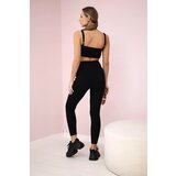 Kesi Striped top set with a blouse in black | shoptok.hr