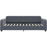  Dnevni krevet na razvlačenje bez madraca tamnosivi 80x200 cm | shoptok.hr