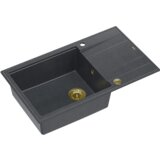 Quadron sudoper EVAN 136 XL + nano PVD antracit/zlato s daljinskim upravljanjem | shoptok.hr