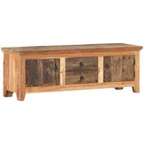 Maison Chic TV omarica - TV stojalo - Televizijska omarica 120x30x40 cm trden akacijev in predelan les, (21700960) | Shoptok.si