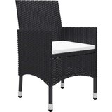  7-dijelni vrtni blagovaonski set crni | shoptok.hr