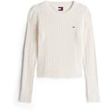 Tommy Jeans Pulover 'ESSENTIAL' bela | Shoptok.si