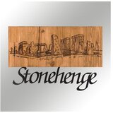 WALLXPERT Zidna dekoracija Stonehenge, 58 x 38 cm, Crna | Eponuda.ba