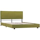  Posteljni okvir brez vzmetnice zelena tkanina 135x190 cm, (21829446) | Shoptok.si