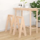  Stolci 2 kom 40 x 40 x 75 cm od masivne borovine | shoptok.hr