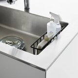 YAMAZAKI Črno kovinsko držalo za detergent z namestitvijo brez vrtanja Film Hook – | Shoptok.si