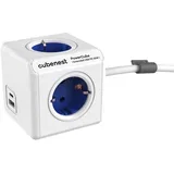 Razdjelnik utičnica 13 cm PowerCube Extended USB Schuko –