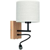  Spot-Light 57291974 - Fleksibilna svetiljka BOHO 1xE27/25W + LED/1W/230V hrast | Eponuda.com