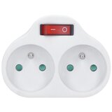 solight P97 - Razdelna utičnica sa prekidačem 2x10A/230V Cene