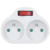 P97 - Razdelna utičnica sa prekidačem 2x10A/230V