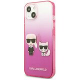 Karl Lagerfeld futrola za iPhone 13 pink karl & choupette head gradient ( GSM114867 ) Cene