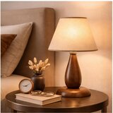 Stona lampa PERA 1xE27/60W/230V tamno braon/bukva | Eponuda.com