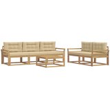  Set vanjskih sofa 6 kom. Bijela i bež | shoptok.hr