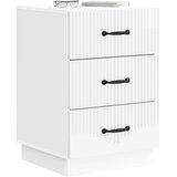  Noćni ormar s ladicama Bijela visokog sjaja 43 x 41 x 63,5 cm | shoptok.hr