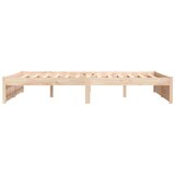  Posteljni okvir iz trdnega lesa 135x190 cm, (20647622) | Shoptok.si