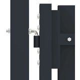 vidaXL dvostruka vrata za ogradu od čelika 306 x 125 cm antracit | shoptok.hr