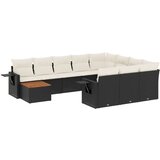 vidaXL 11-dijelni set vrtnih sofa od poliratana s jastucima crni | shoptok.hr