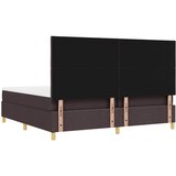  s opruga kutije Tamno smeđa 200 x 200 cm tkanina | shoptok.hr