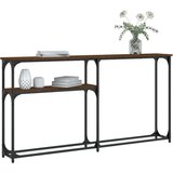  Konzolni stol boja hrasta 145 x 22 5 x 75 cm konstruirano drvo | shoptok.hr
