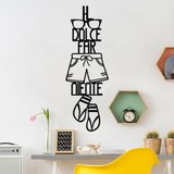 Wallity zidna dekoracija dolce far niente 3, 30 x 85 cm, crna | ePonuda.com