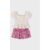 Mayoral Komplet bluza in športne kratke hlače 3211 Pisana | Shoptok.si