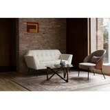 Dutchbone Kremno bela sedežna garnitura iz tkanine bouclé 150 cm Kate – | Shoptok.si