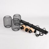  Brilagi - Visilica na sajli BASKLITE 3xE27/15W/230V drvo/crna | Eponuda.com