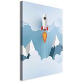 Artgeist Slika Na Platnu Rocket In The Clouds | Shoptok.si