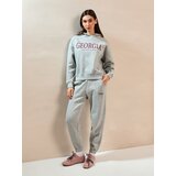 Sinsay Fleece jogger hlače s printom | shoptok.hr