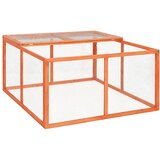  Kavez za zečeve 124 x 120 x 60 cm od masivne jelovine | shoptok.hr