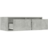 TV ormarić s LED svjetlima siva boja betona 75x35 5x25 cm | shoptok.hr