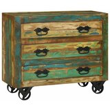  Kreveta Smeđa 80 x 30 x 65 cm Čvrsto drvo iz reciklaže - 65 cm masivno obnovljeno drvo | shoptok.hr