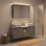  Set ormarića za kupaonicu 4 kom. Betonska siva | shoptok.hr