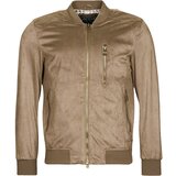 Guess Usnjene jakne & Sintetične jakne FAUX SUEDE HOODED BOMBER Bež Cene