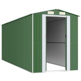  Vrtno spremište zeleno 192 x 523 x 223 cm od pocinčanog čelika | shoptok.hr