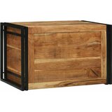  Kutija za spremanje Smeđa i crna 80 x 50 x 50 cm Drvo bagrema Slike