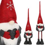 springos Božični skrzat 60-80 cm, škratek s srčkom, teleskopske noge, palček., (21638229) | Shoptok.si