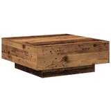  Stolić za kavu od starog drveta 80x80x31 cm od inženjerskog drva | shoptok.hr