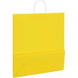  Papirnate vrećice 250 kom s ručkama žute 45x17x48 cm | shoptok.hr