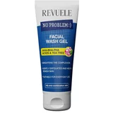 Revuele gel za umivanje obraza - No Problem Facial Wash Gel - AHA/BHA/PHA Acids And Tea Tree
