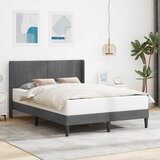  Krevetna konstrukcija Tamnosiva 137 x 190 cm Baršun | shoptok.hr