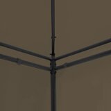  Sjenica sa zastorima 600 x 298 x 270 cm smeđe-siva 180 g/m² | shoptok.hr